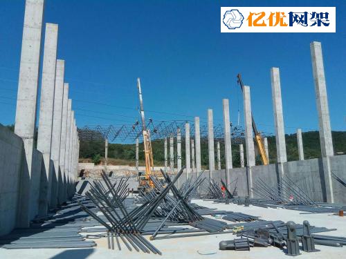 天津料棚网架设计